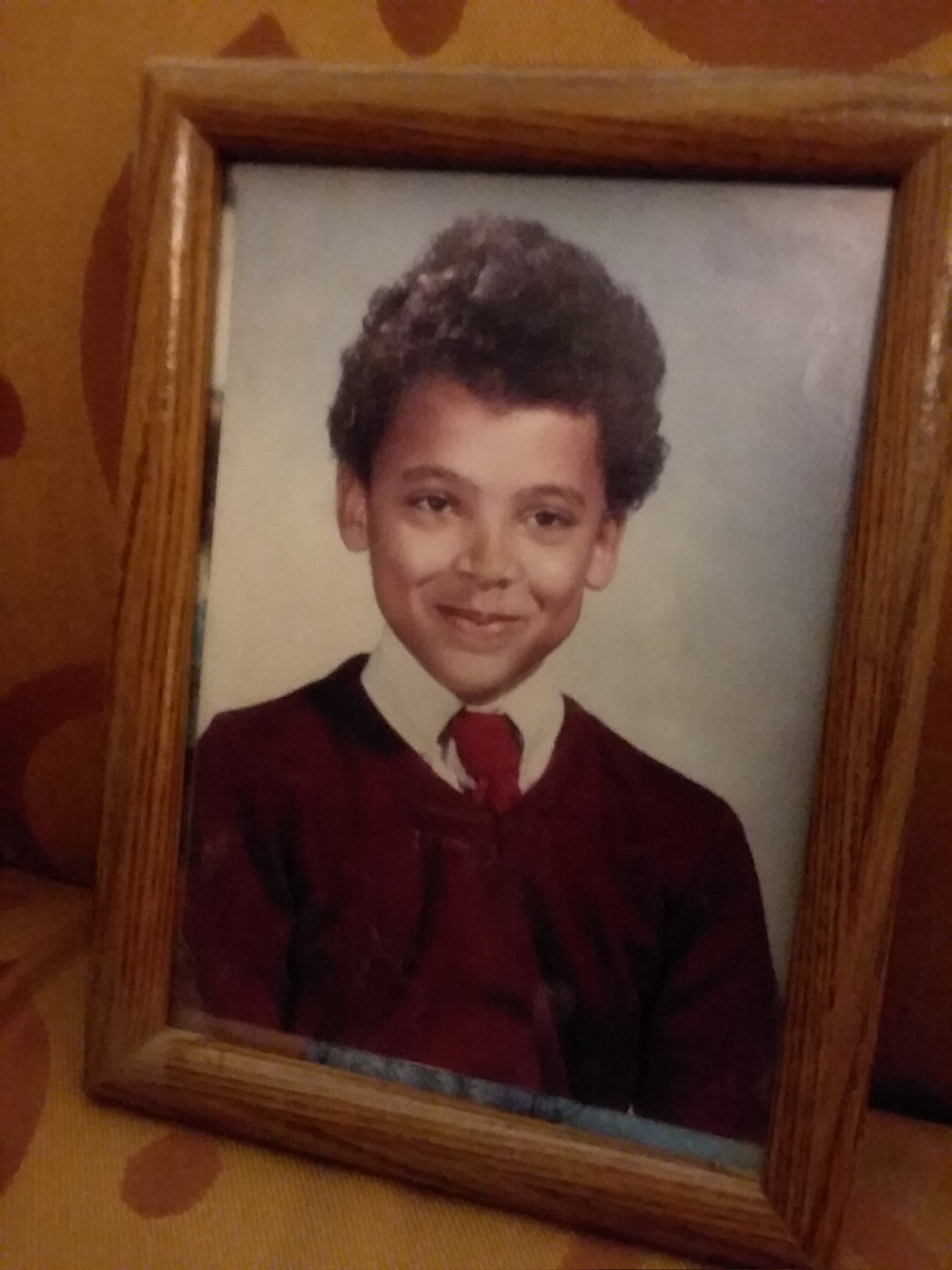 Shawn as a child